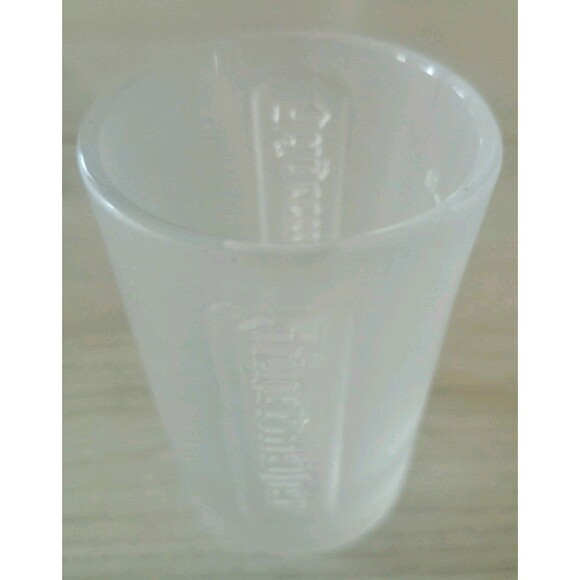 Jegermeister Etched Deer & Cross Logo Frosted Shot Glass Opaque 1 fl.oz - Picture 2 of 5